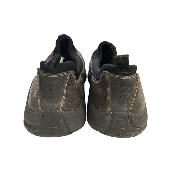 Clarks Privo Men's Size 12M Brown Leather Slip-On Shoes - Picture 4 of 8